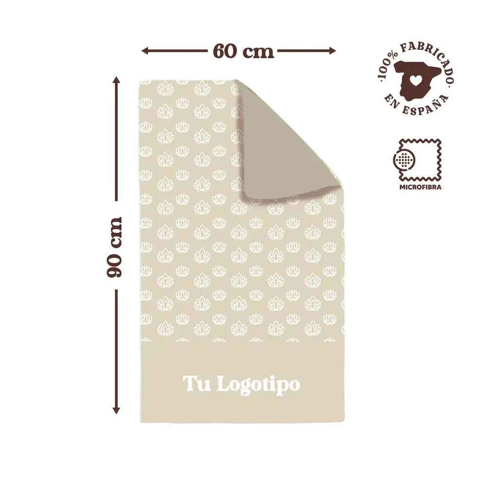 Toalla de microfibra corporativa | Personalizada con tu logo | 60x90 cm (Copia)