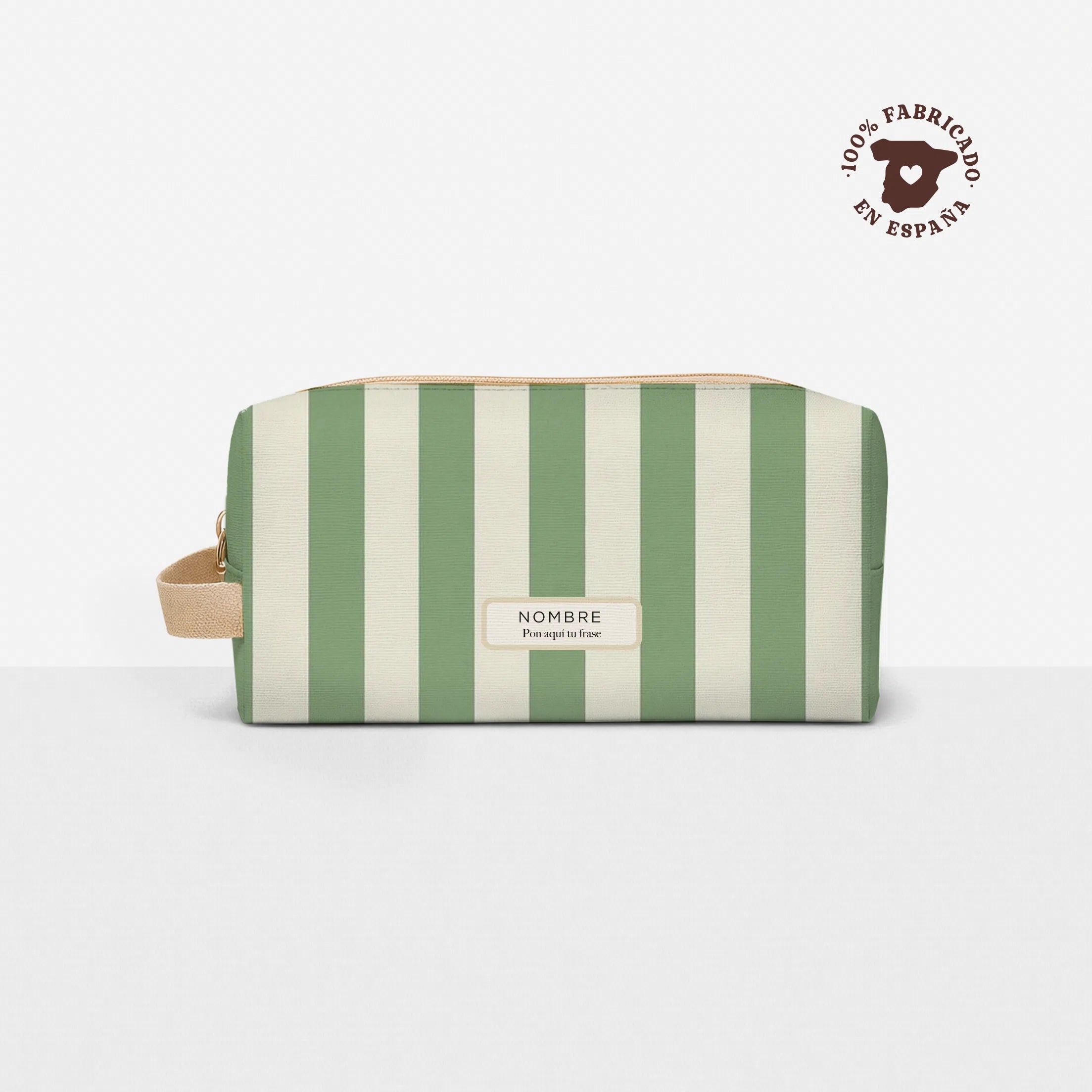 Pack Personalizado | Neceser de viaje Verde que te quiero Verde ideal para escapadas, maleta y organización en movimiento.