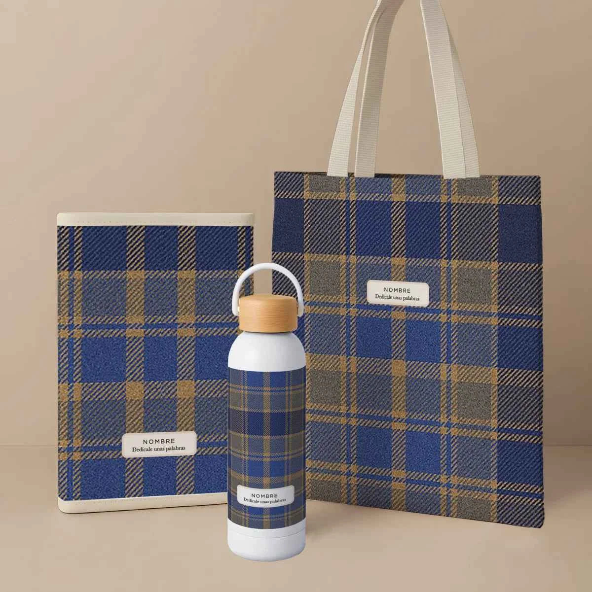 Pack completo con tote bag, porta documentos acolchado y bidón térmico. Imprescindibles para un día de batalla
