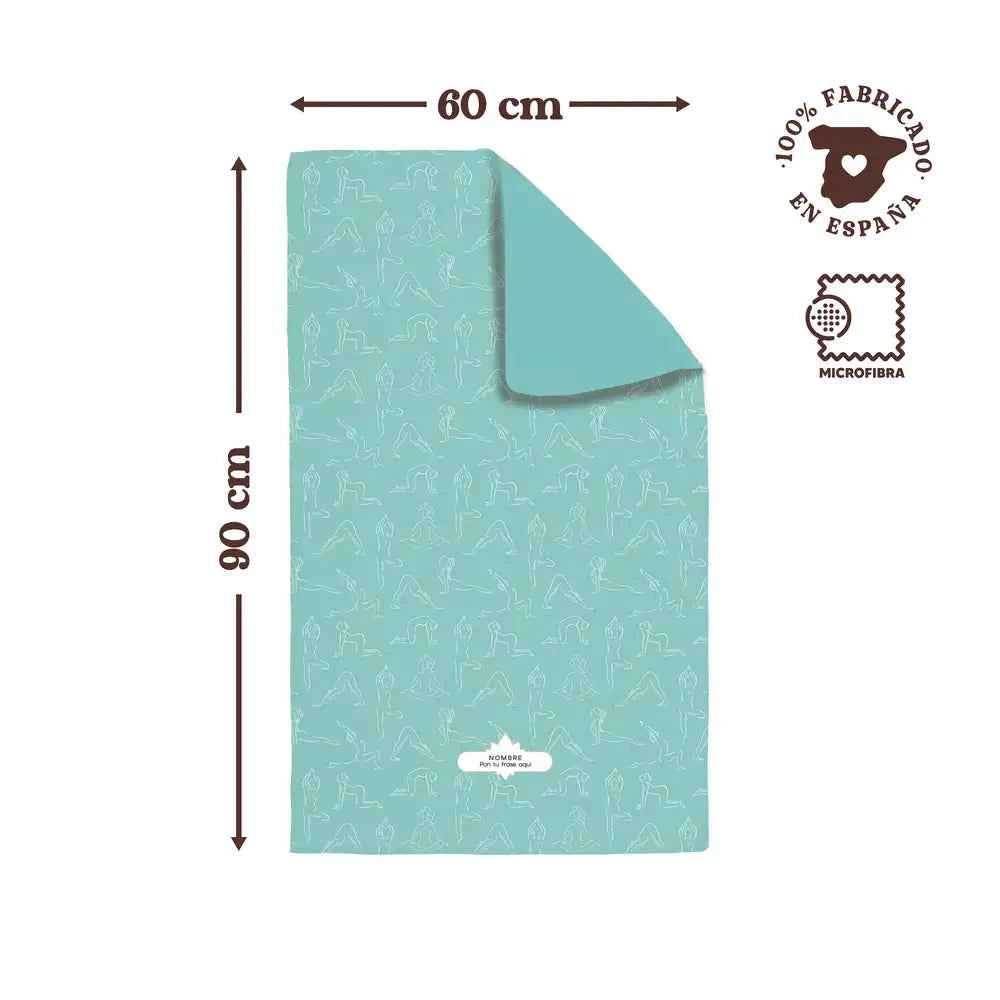 Pack Pilates | Bidón, neceser y toalla | Orquídeas Menta